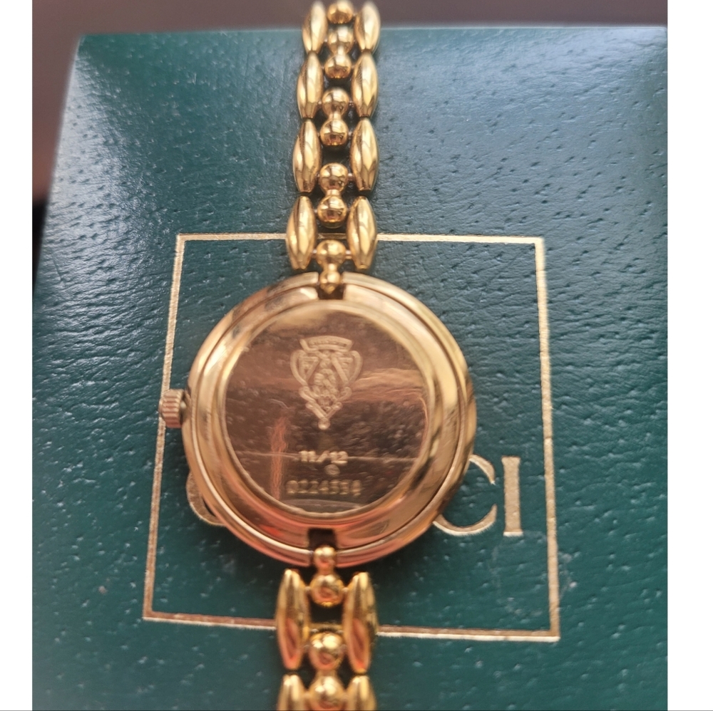 Vintage Gucci Watch Bracelet w interchangeable Bezels Women's - Picture 5 of 7